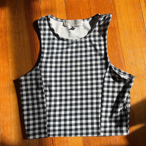 gingham halter top - Picture 3 of 4
